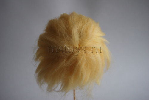 Волосы для кукол арт.КЛ.22447-5 кудряшки длина уп.180см цв.серый